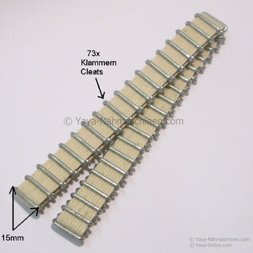 Pfaff Nähmaschine 368 Schnurkette Antriebskette Antriebsriemen Gurtriemen Gurtband | 73 x Klammern
